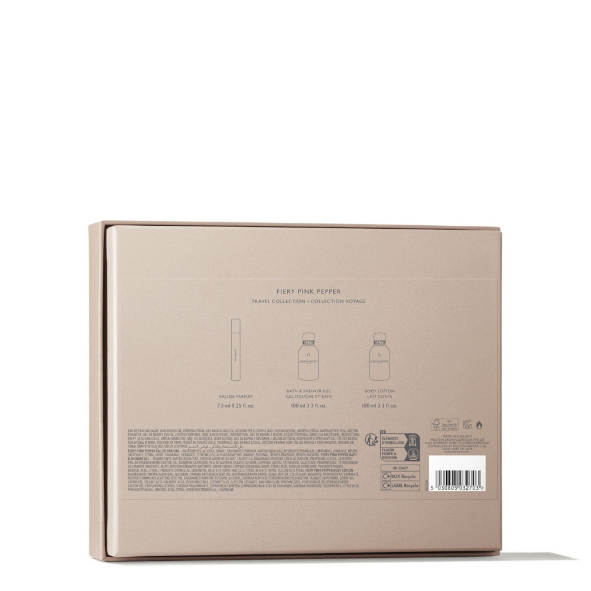 Fiery Pink Pepper Travel Gift Set