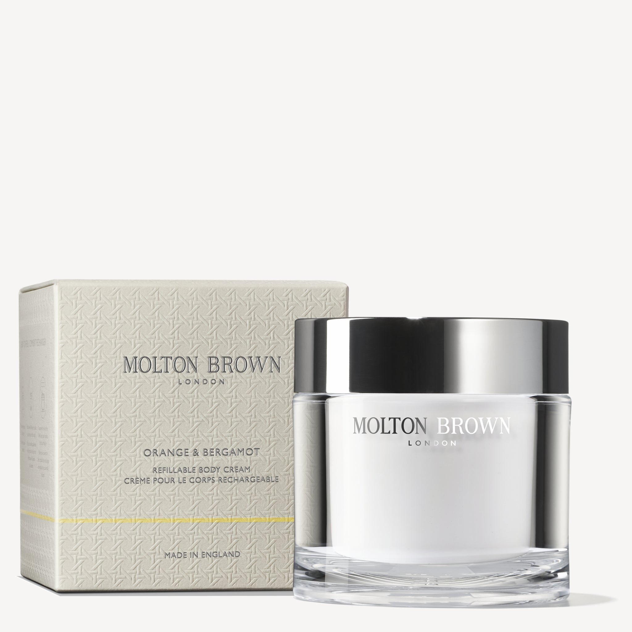 Orange & Bergamot Refillable Body Cream 200ml