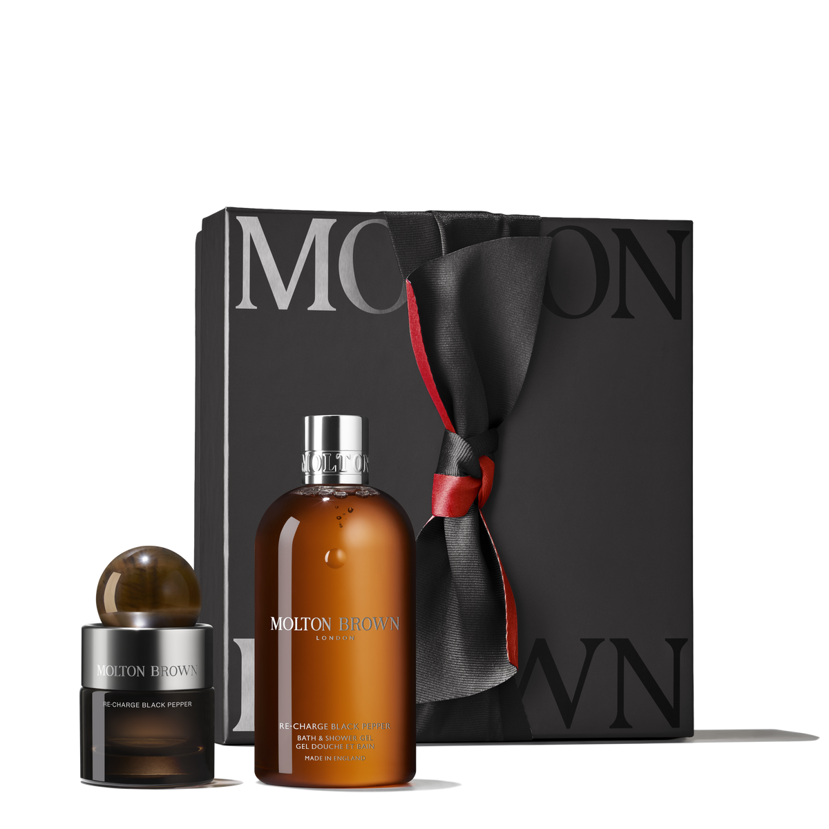 Re-charge Black Pepper Fragrance Collection 1 x 30ml, 1 x 300ml Gift Set