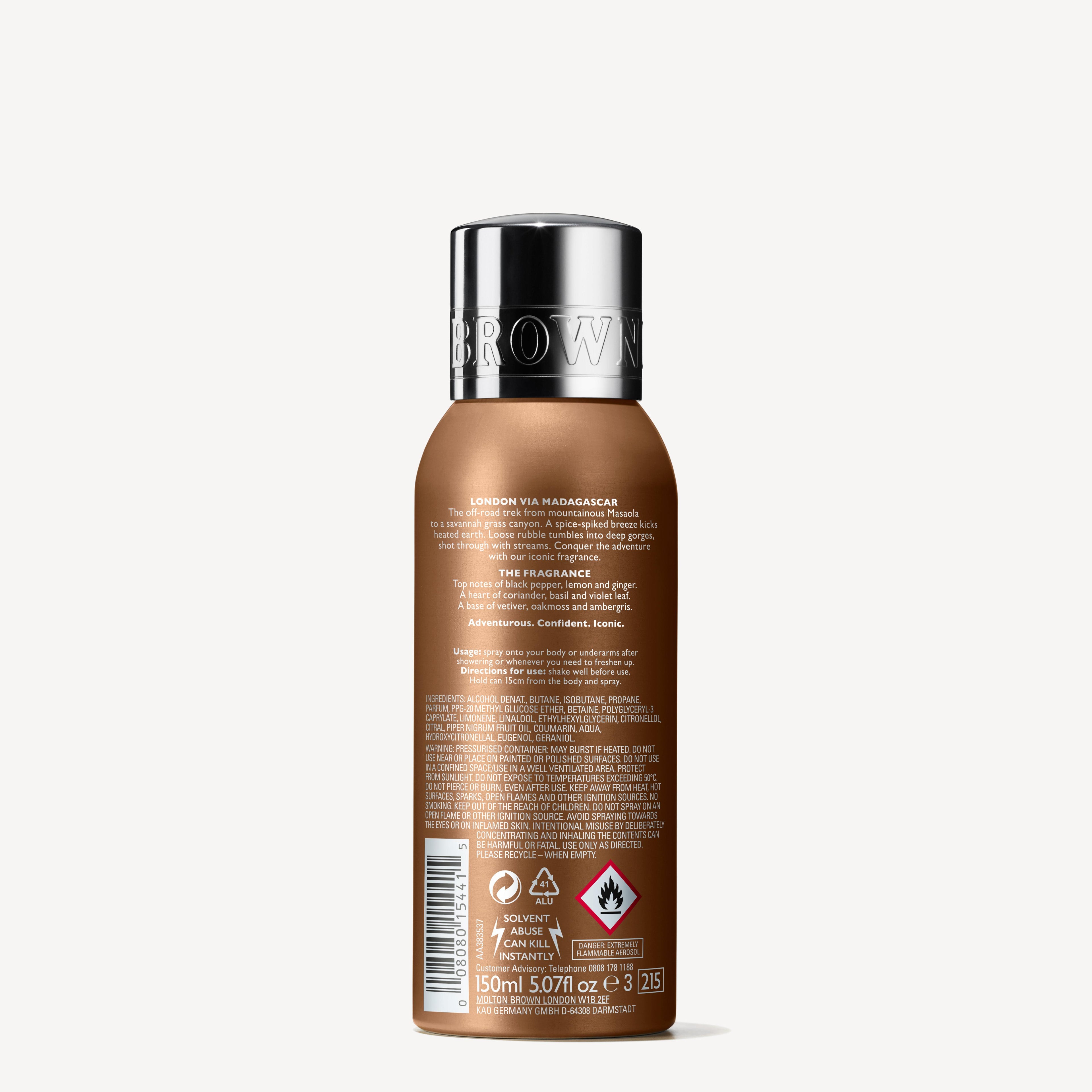 Re-Charge Black Pepper Deodorant Spray 150ml