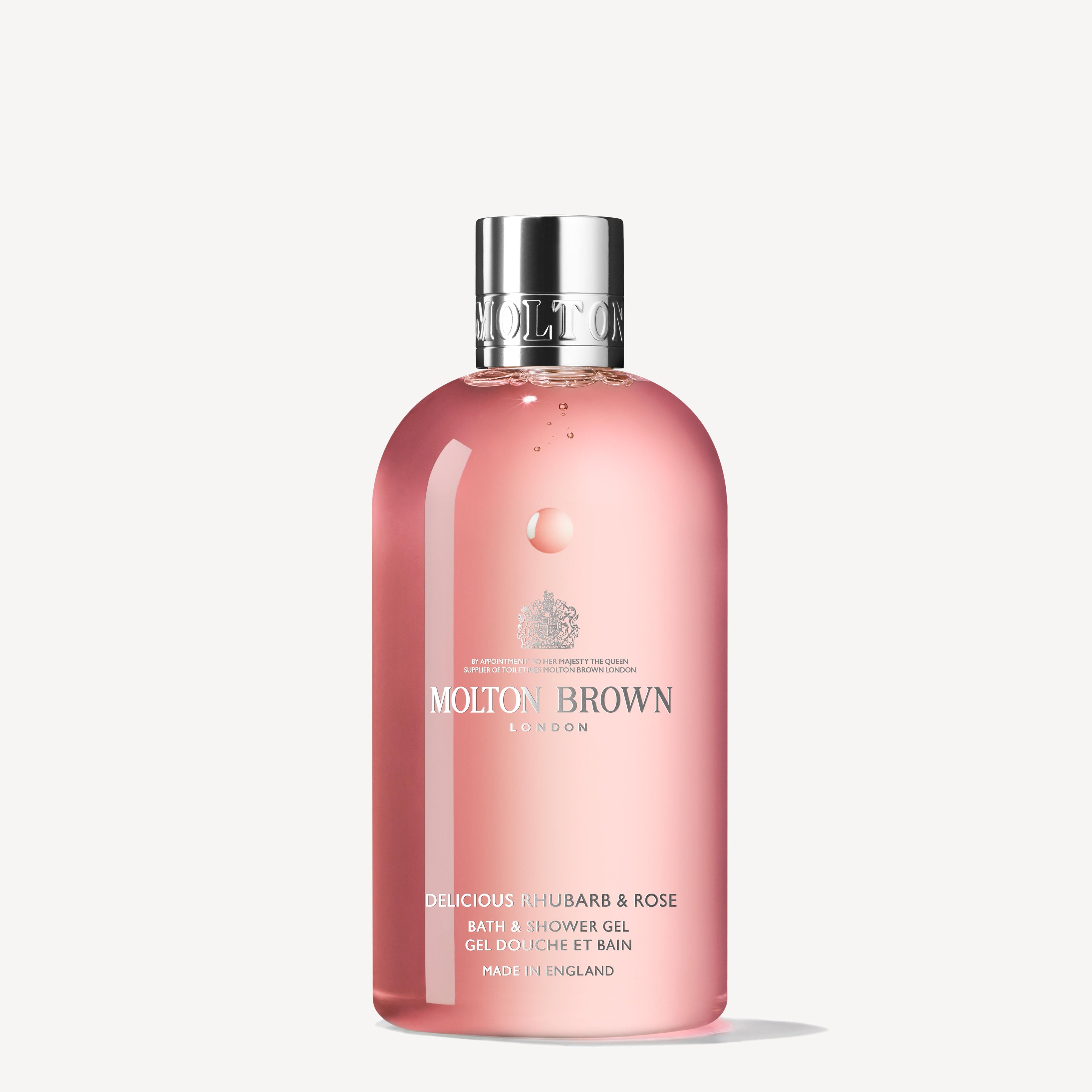 Delicious Rhubarb & Rose Bath & Shower Gel 300ml