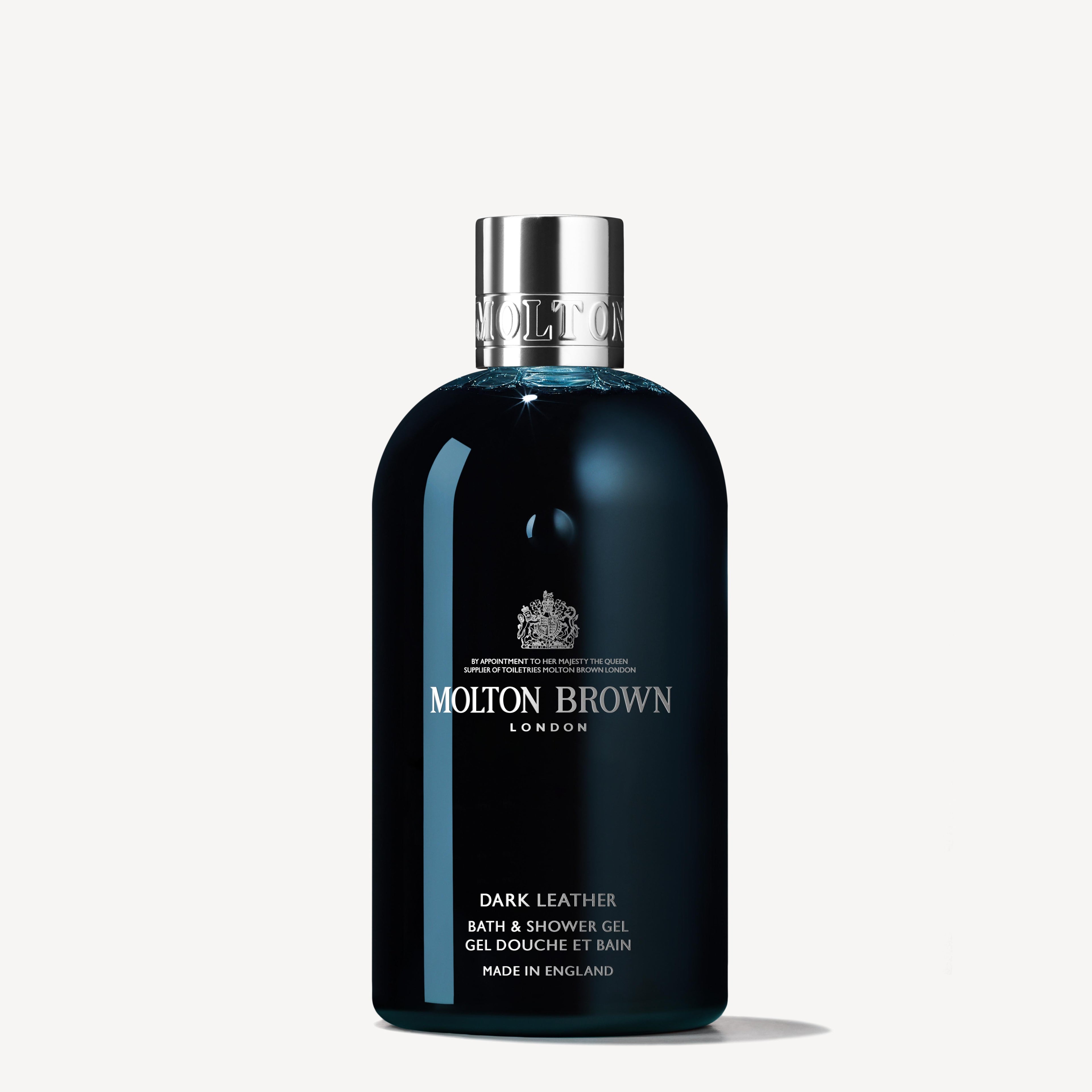 Dark Leather Bath & Shower Gel 300ml